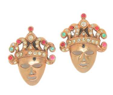 Coro Small Series Ornate Masks Scatter Set Vintag… - image 1