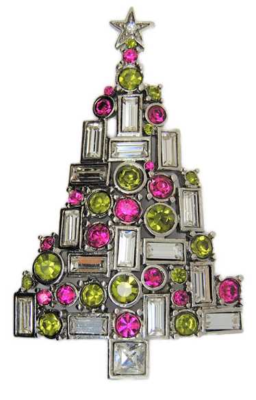 LIA Vintage Christmas Candle Peridot & Ruby Tree V