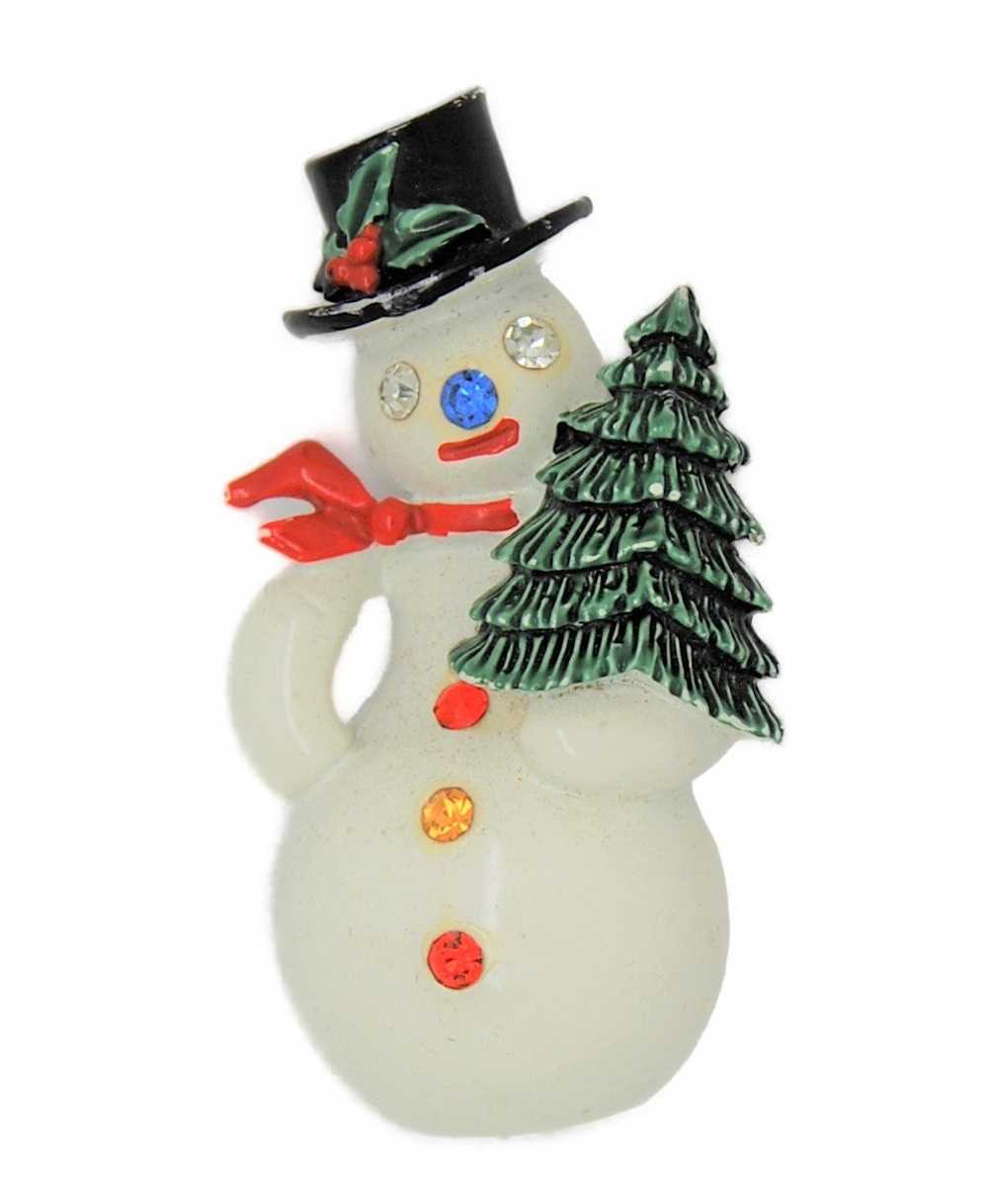 Hedy H in a Heart Christmas Snowman Vintage Figur… - image 1