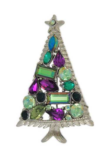 Hollycraft Purples & Greens Rare Christmas Tree Vi