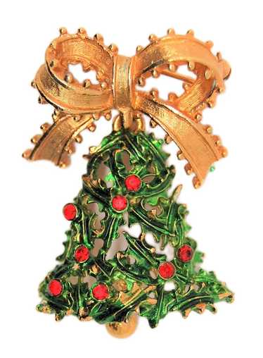 Mylu Holly & Berries Christmas Dangling Bell Vinta