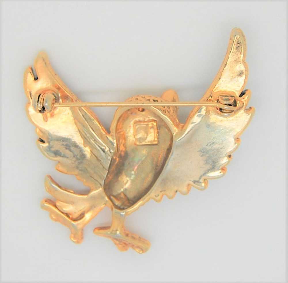 Sphinx Enamel Cheeping Bird Vintage Figural Costu… - image 4