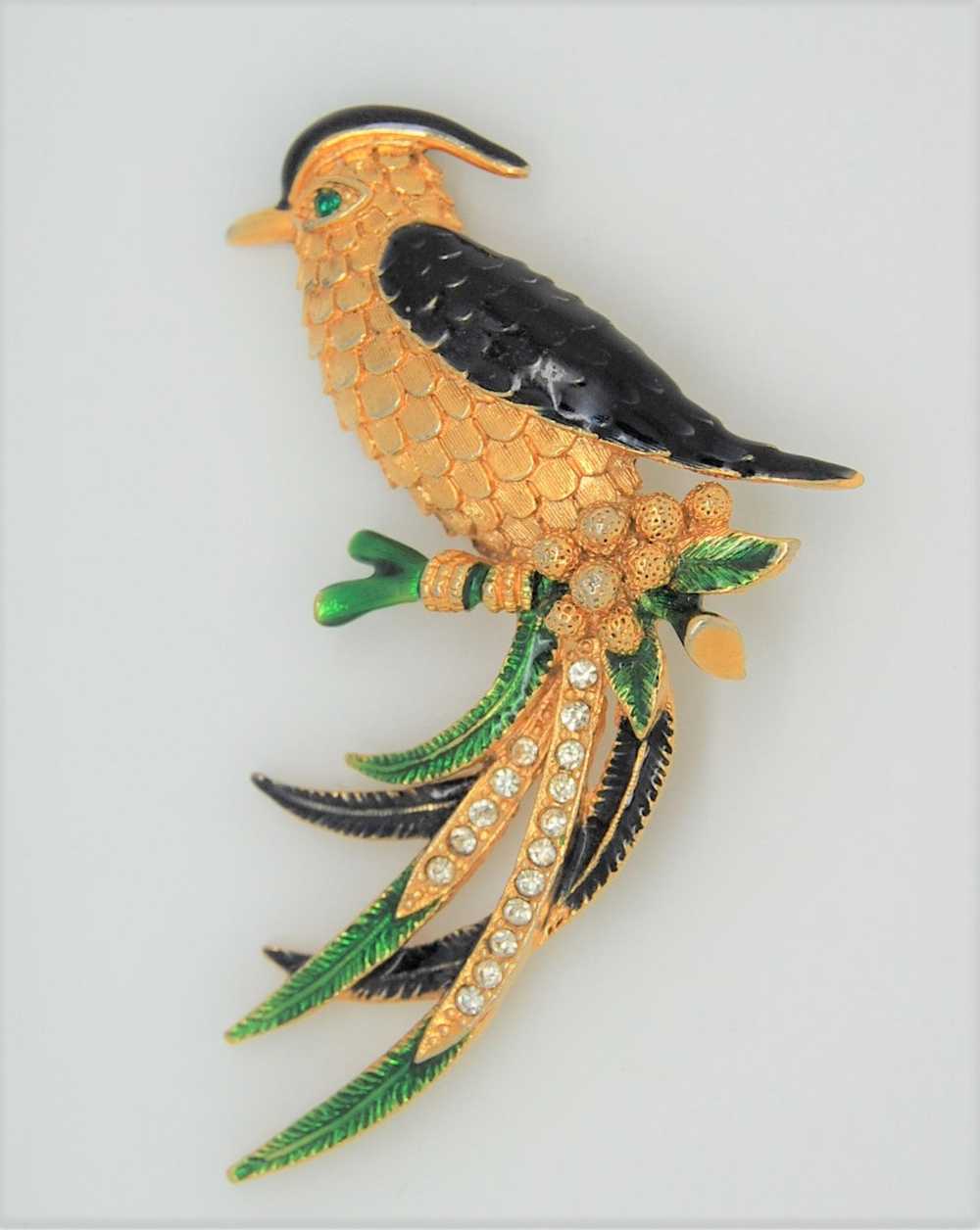Sphinx Fantasy Pheasant Bird Vintage Figural Pin … - image 2