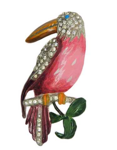 Art Deco Jose Rodriquez Parrot Bird Vintage Costum