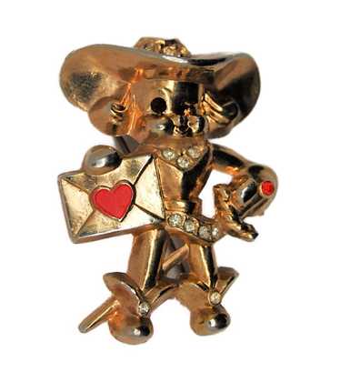 Coro Cyrano Small Series Love Letter Vintage Figu… - image 1