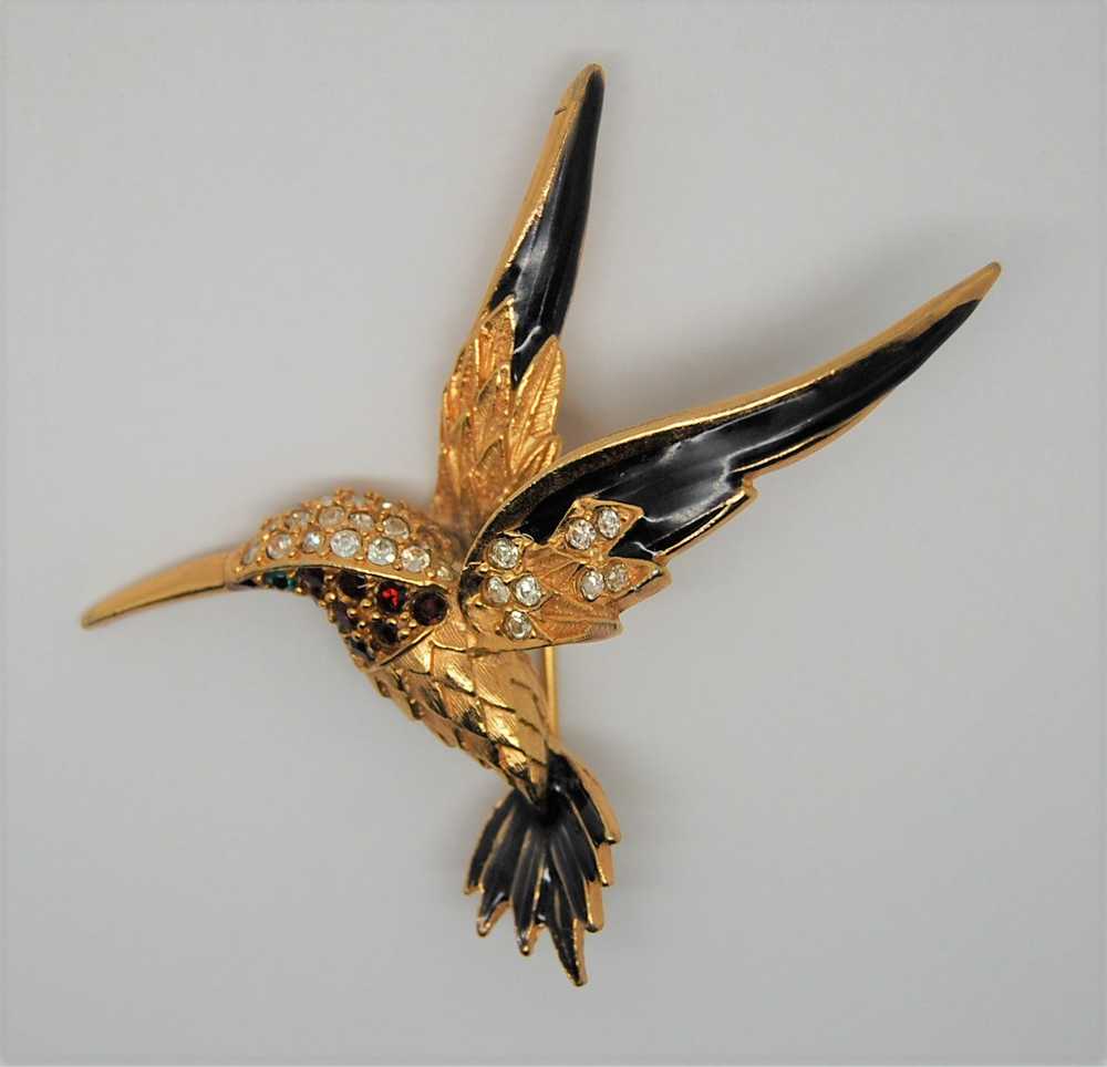 Boucher Ruby Throat Hummingbird Vintage Figural P… - image 2