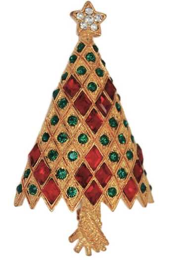 Eisenberg Ice Iconic Red Green Christmas Tree Vint