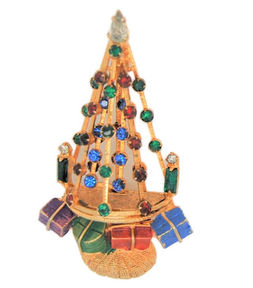 Warner Christmas Tree Garlands & Presents Vintage… - image 1