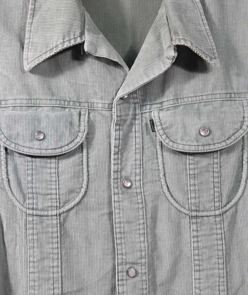 1970s Levi's Panatela Tops Corduroy Shirt - L - image 2