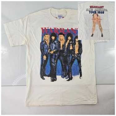 80's WARRANT バンドTシャツ Rare 1989 warrant rock - Gem