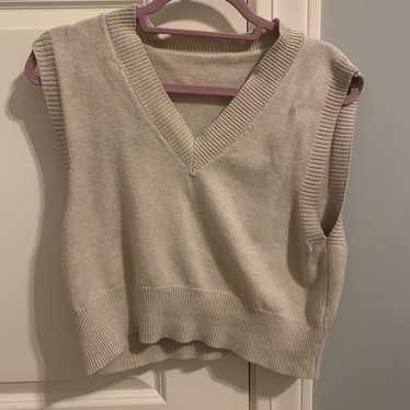 Beige/cream Sweater Vest - image 1