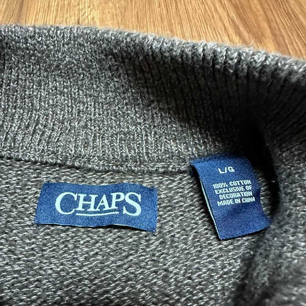 Chaps Henley Sweater - image 3