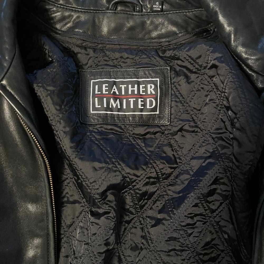 Vintage Leather Limited leather jacket with therm… - image 2