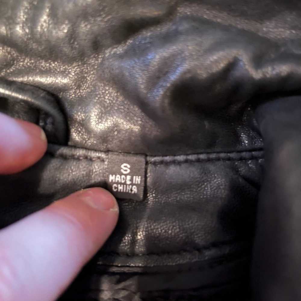 Vintage Leather Limited leather jacket with therm… - image 5