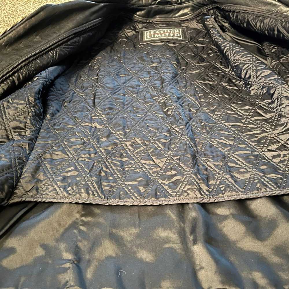Vintage Leather Limited leather jacket with therm… - image 7