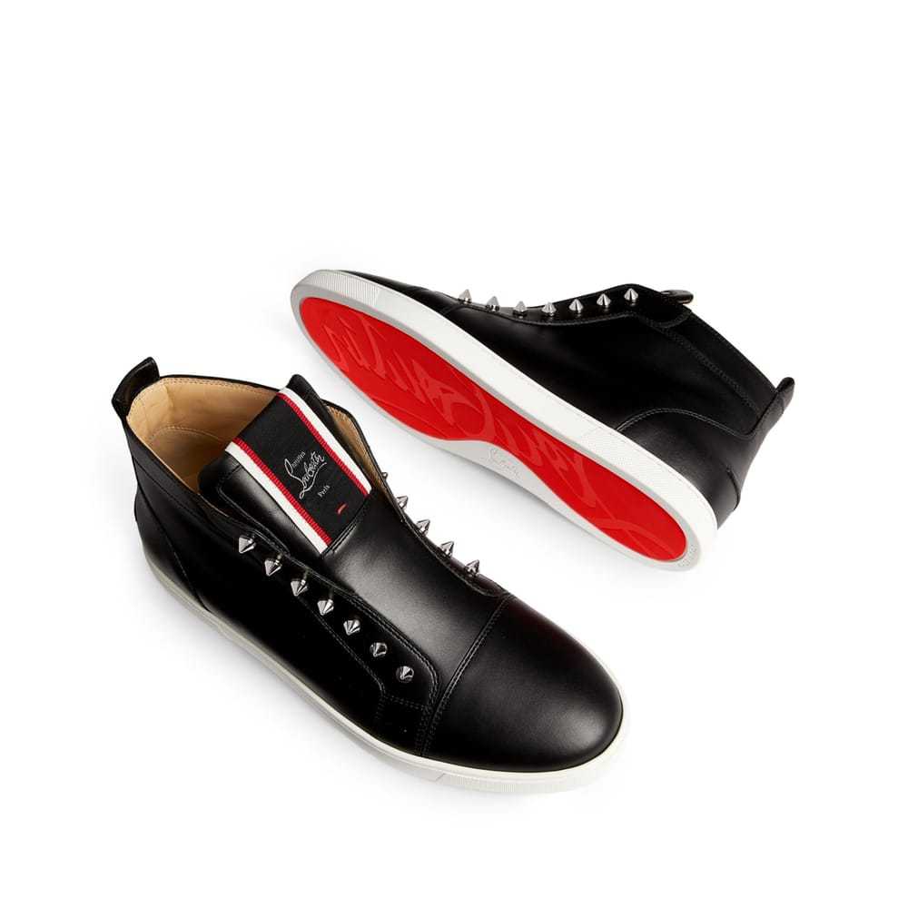 Christian Louboutin Leather high trainers - image 3