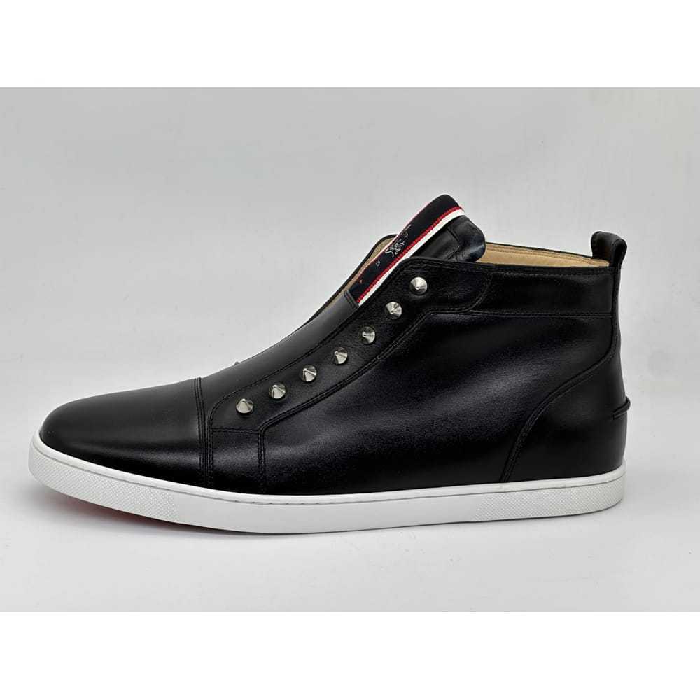 Christian Louboutin Leather high trainers - image 4