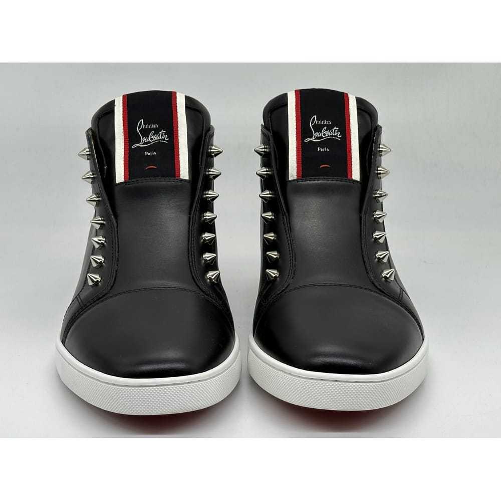 Christian Louboutin Leather high trainers - image 6