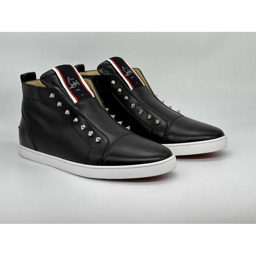 Christian Louboutin Leather high trainers - image 8