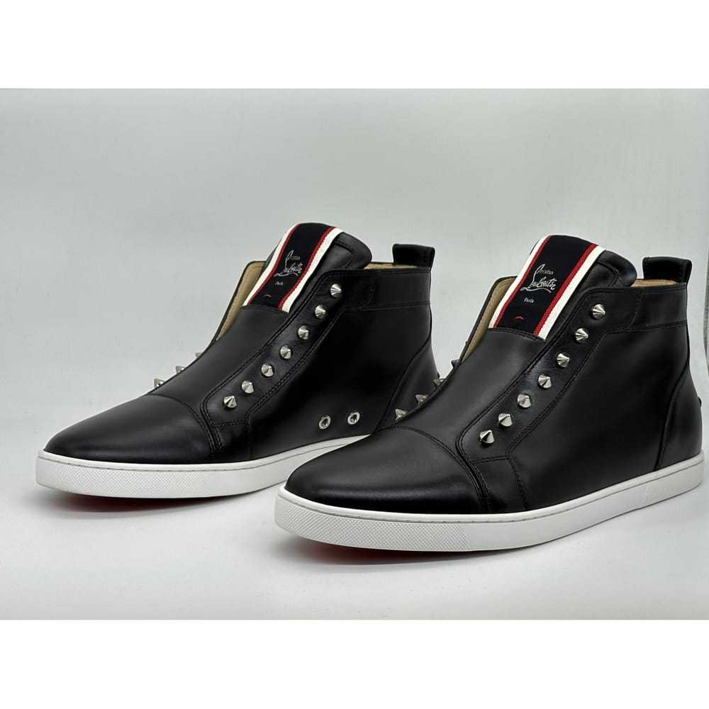 Christian Louboutin Leather high trainers - image 9