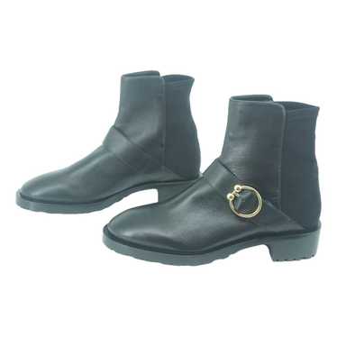 Stuart Weitzman Leather buckled boots