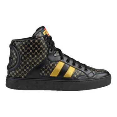 Gucci Gucci Dapper Dan leather high trainers - image 1