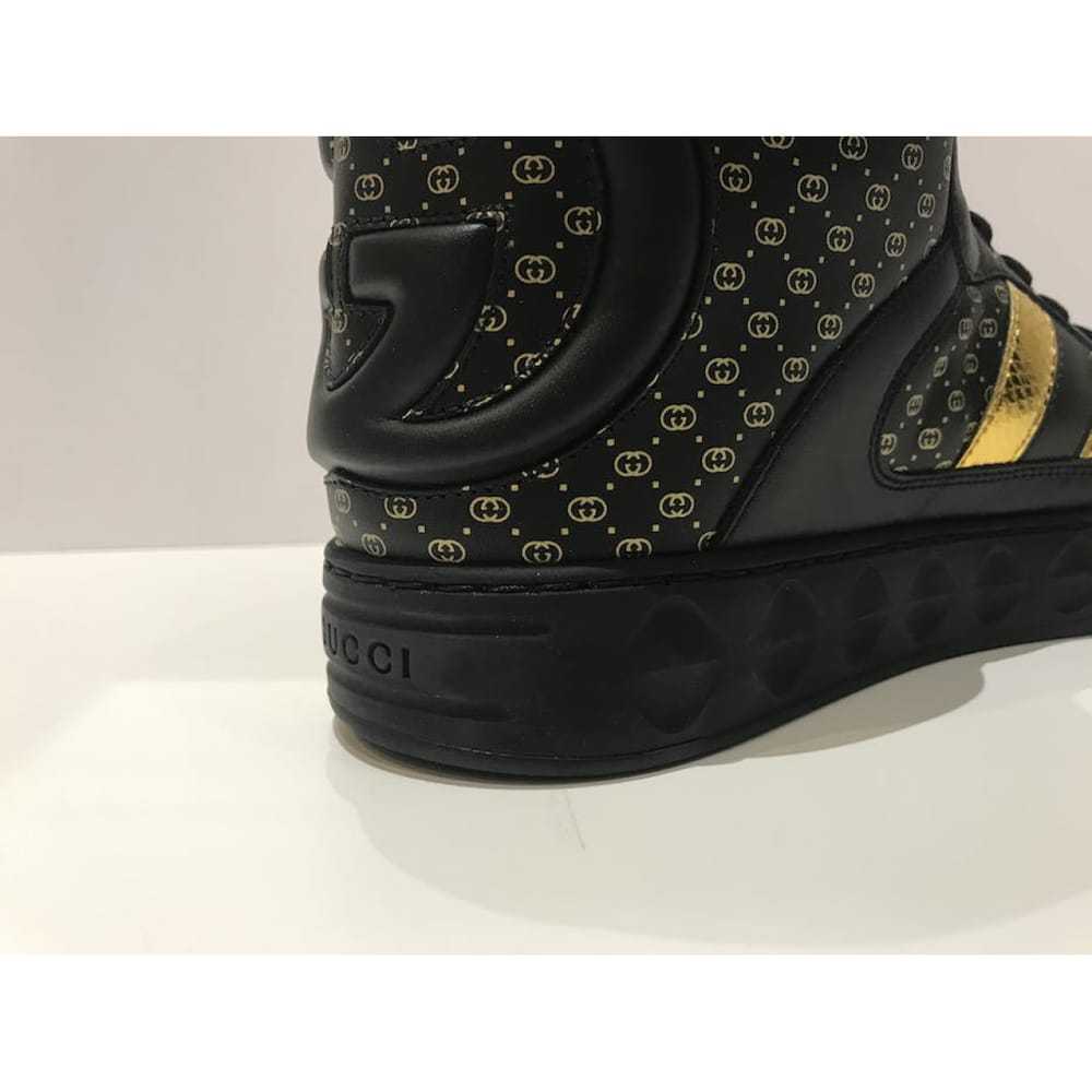 Gucci Gucci Dapper Dan leather high trainers - image 7