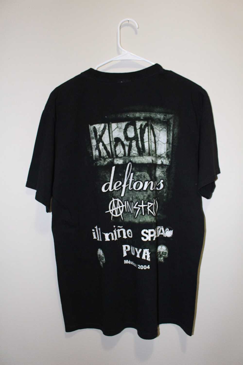 Band Tees × Vintage Vintage 2004 embroidered Korn… - image 2