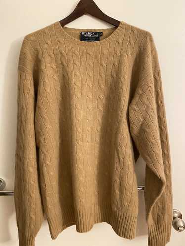 Polo Ralph Lauren 100% Cashmere Cable Knit Sweater - image 1