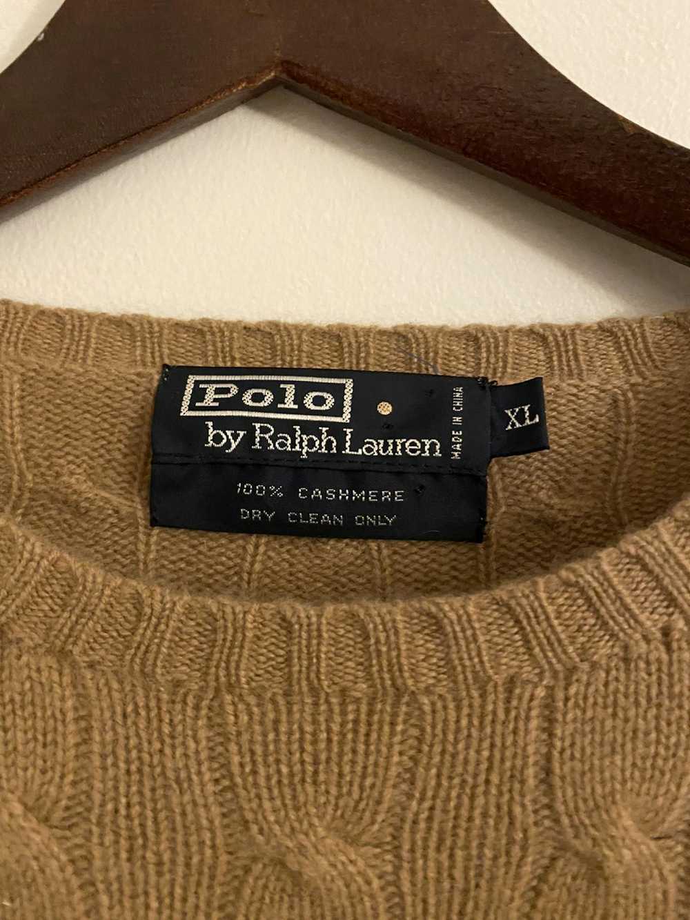 Polo Ralph Lauren 100% Cashmere Cable Knit Sweater - image 2