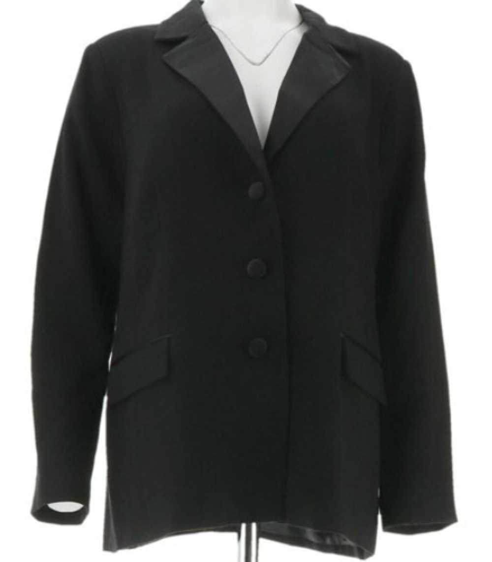 Linea by Louis Dell'Olio Tuxedo Jacket Black - image 2