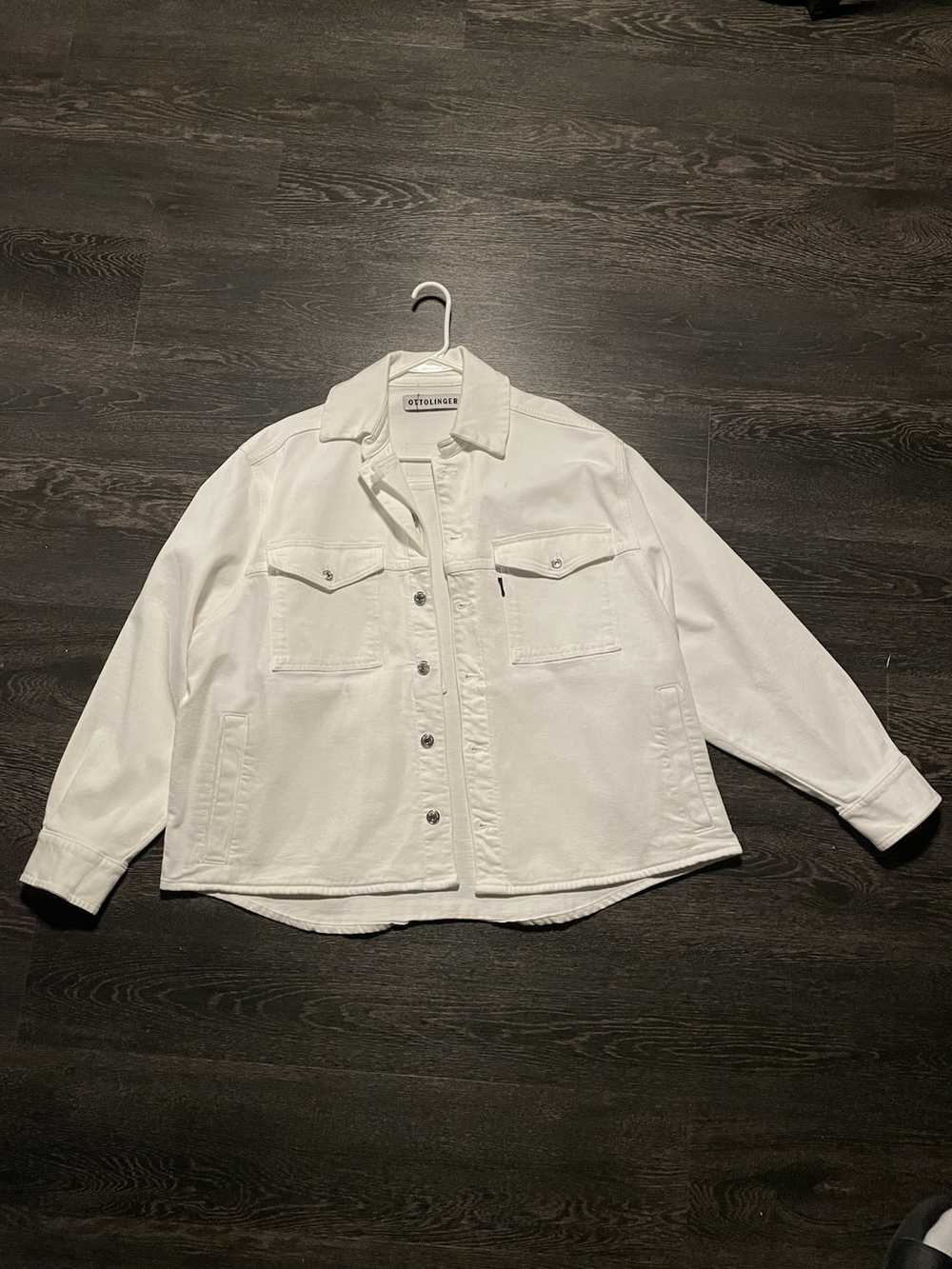 Ottolinger Ottolinger White Oversized Denim Jacket - image 1