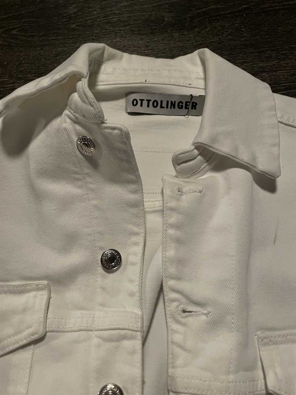 Ottolinger Ottolinger White Oversized Denim Jacket - image 4