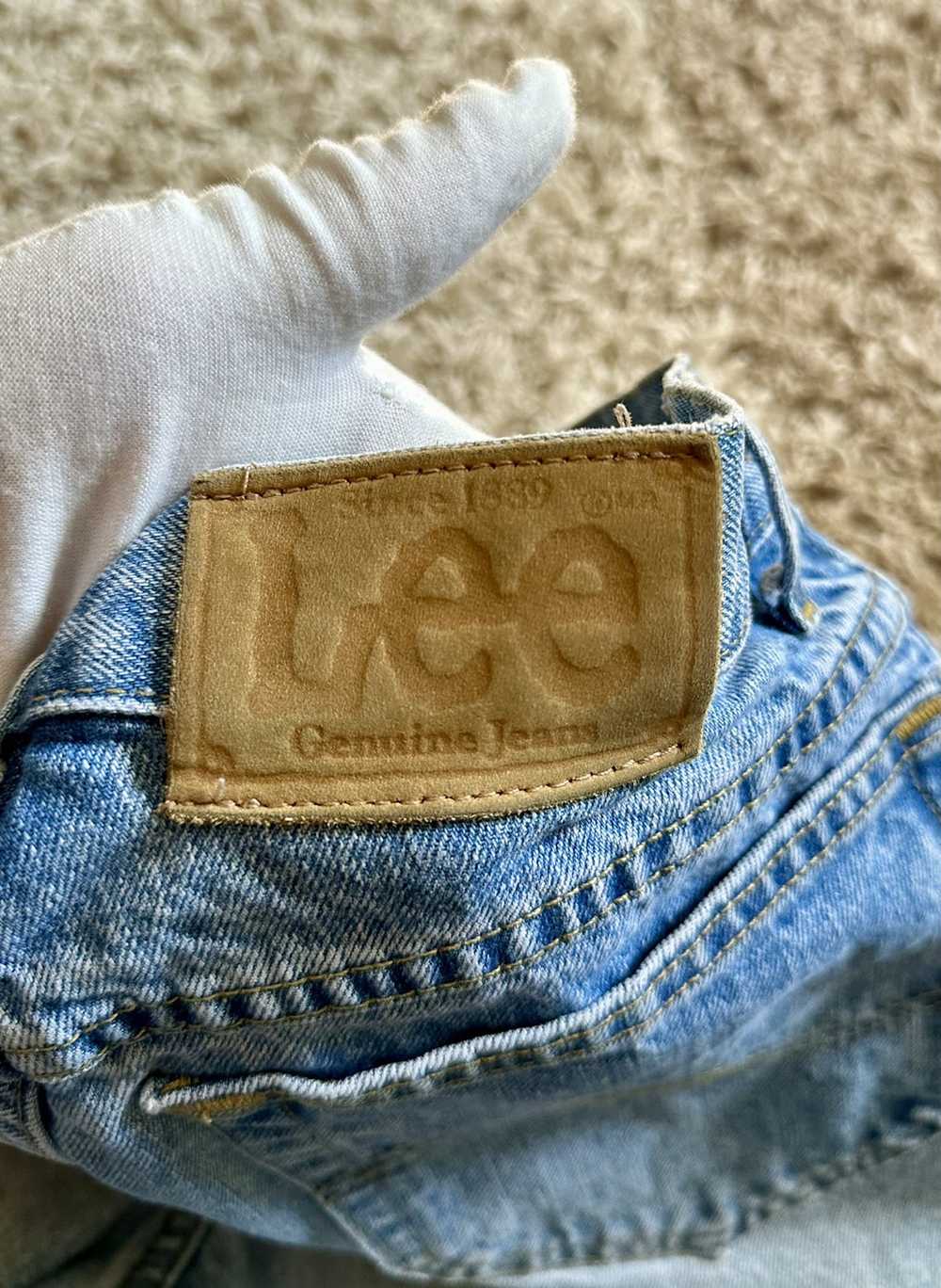 Jean × Lee × Vintage VNTG Lee Denim Jeans Made In… - image 4