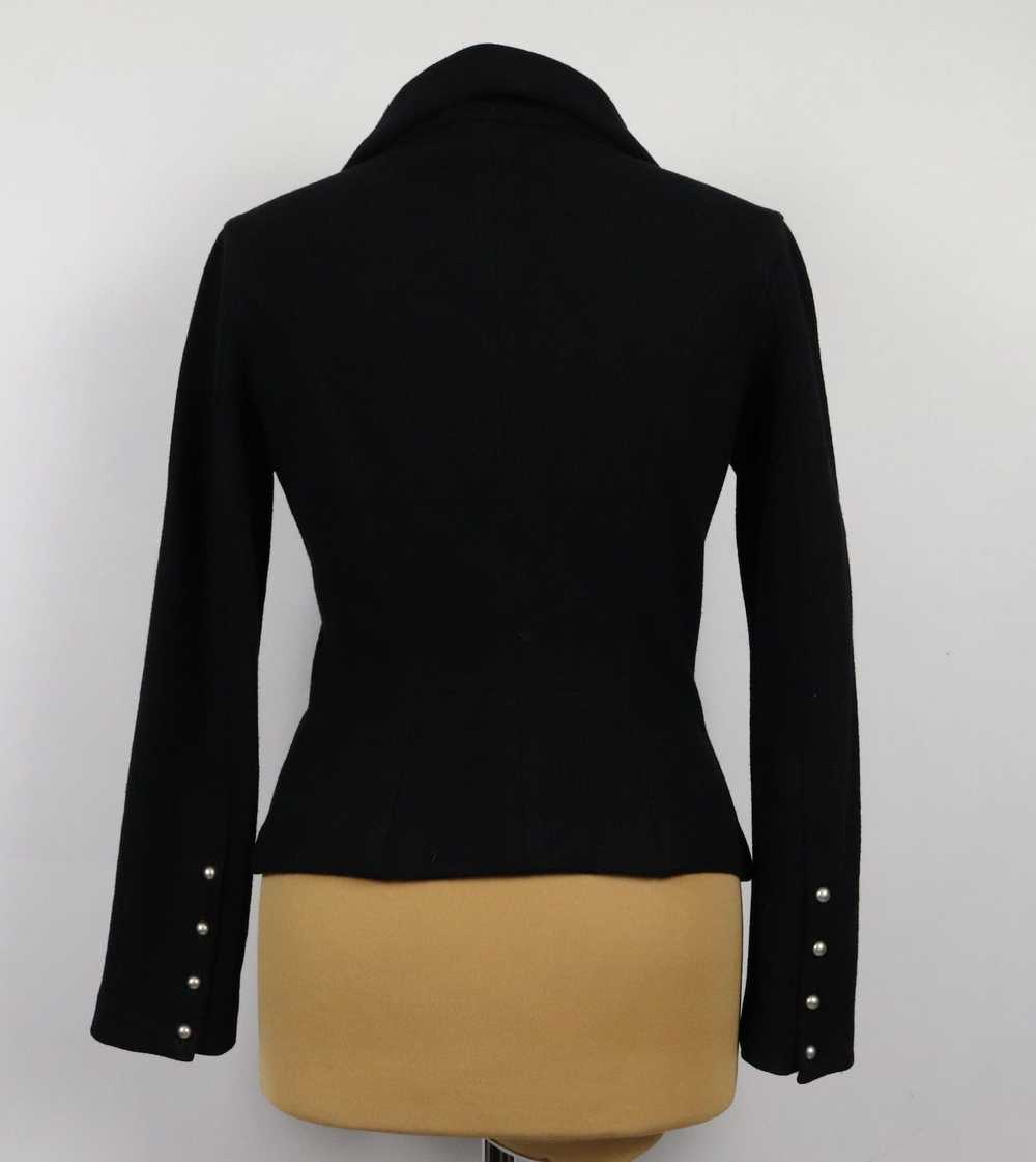 Marc Cain Women's Black Wool CASHMERE Button Blaz… - image 2