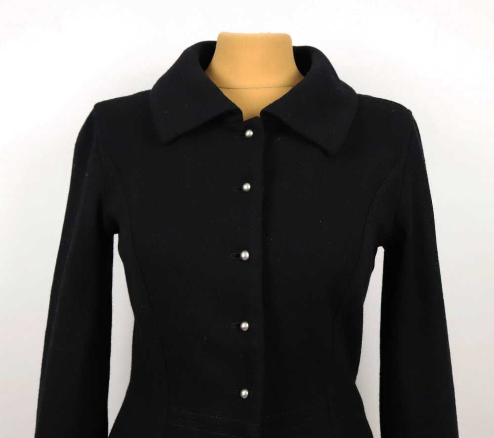 Marc Cain Women's Black Wool CASHMERE Button Blaz… - image 3