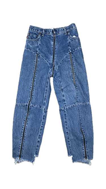 Vetements Vetements Zipper Jeans