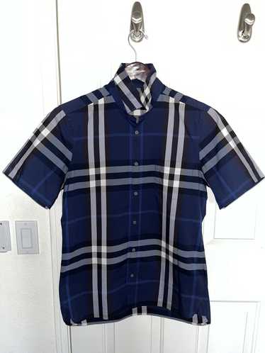 Burberry Nelson Check Pattern Button-Up