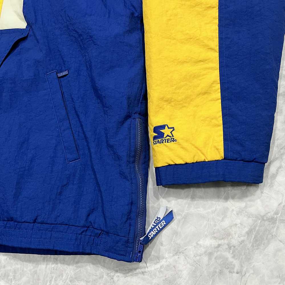 NBA × Starter × Vintage VTG 90s NBA GOLDEN STATE … - image 5