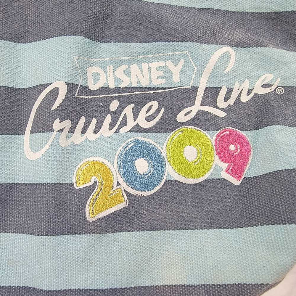 Disney Disney Cruise Line 2009 Floral Stripped Ha… - image 4