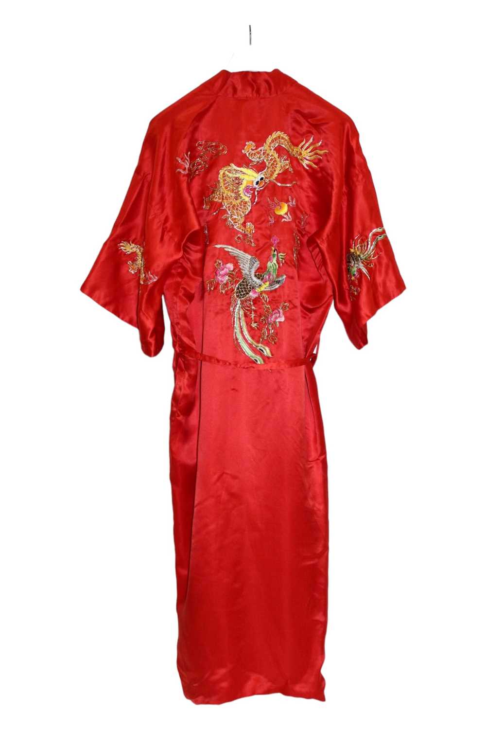 Kimono Japan Dragon × Phoenix Clothing × Vintage … - image 1