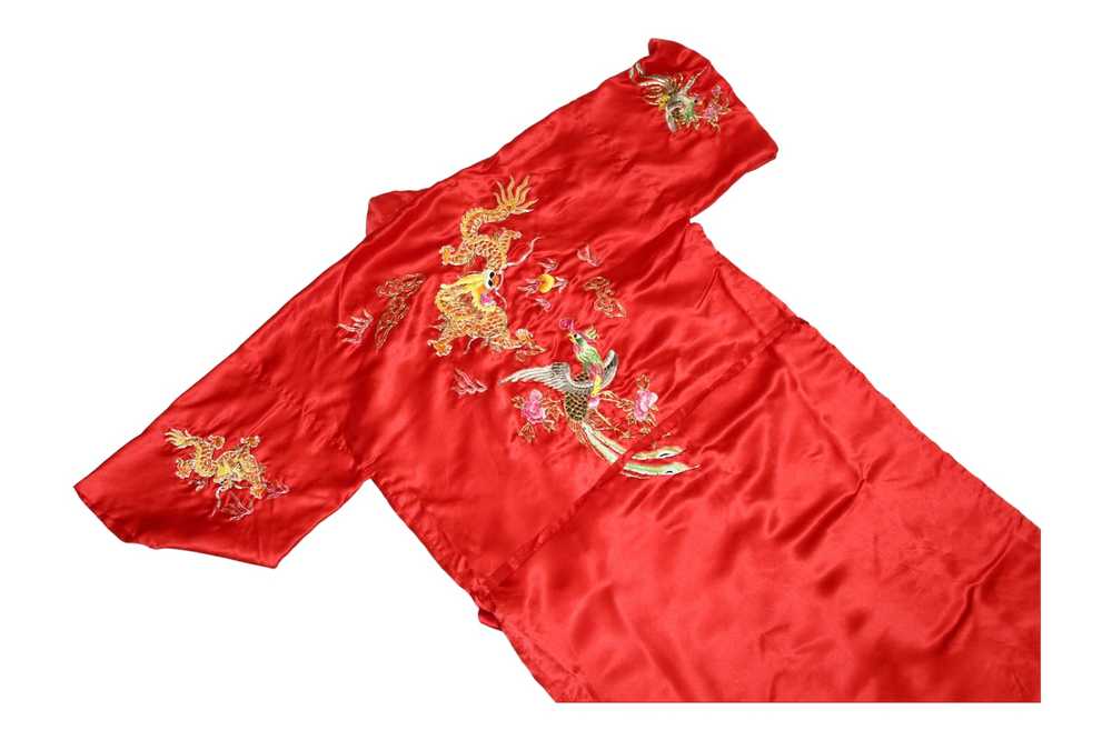 Kimono Japan Dragon × Phoenix Clothing × Vintage … - image 2