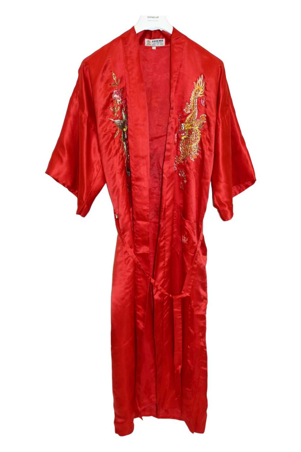 Kimono Japan Dragon × Phoenix Clothing × Vintage … - image 3