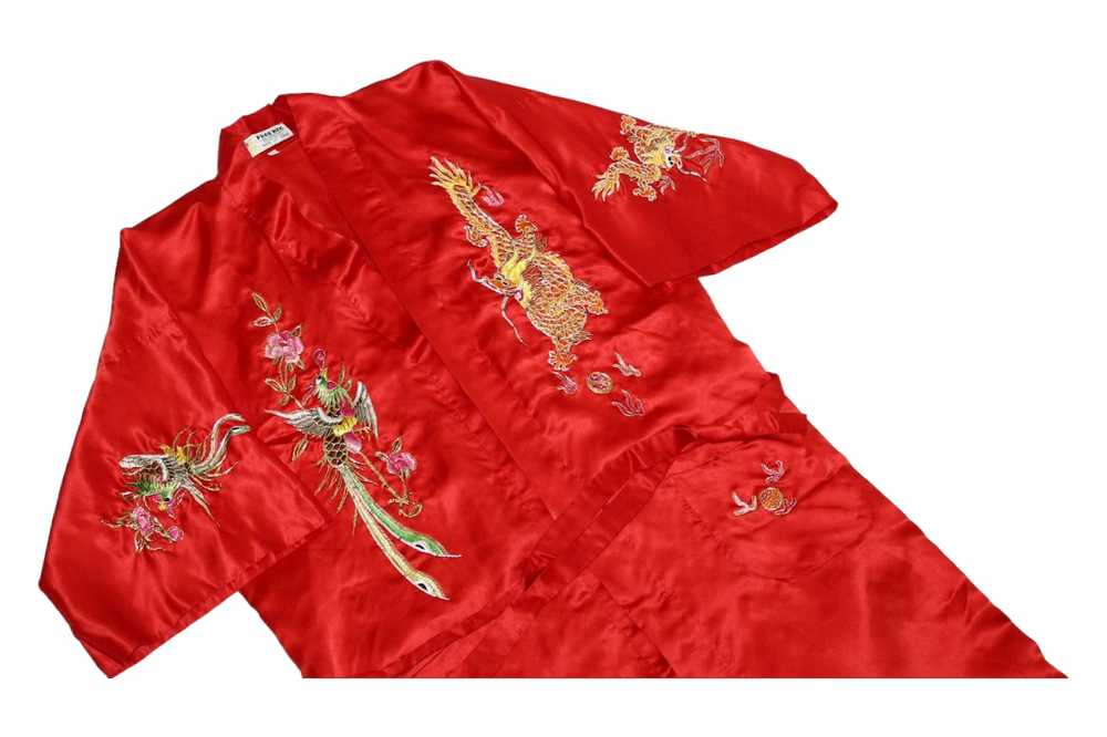 Kimono Japan Dragon × Phoenix Clothing × Vintage … - image 6