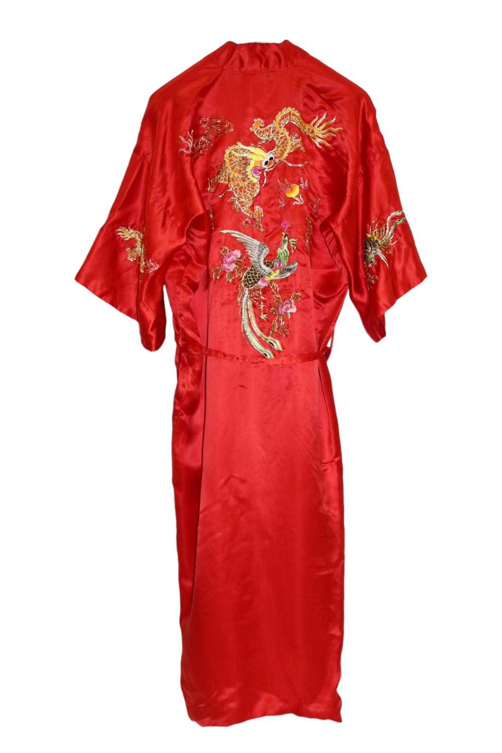 Kimono Japan Dragon × Phoenix Clothing × Vintage … - image 7