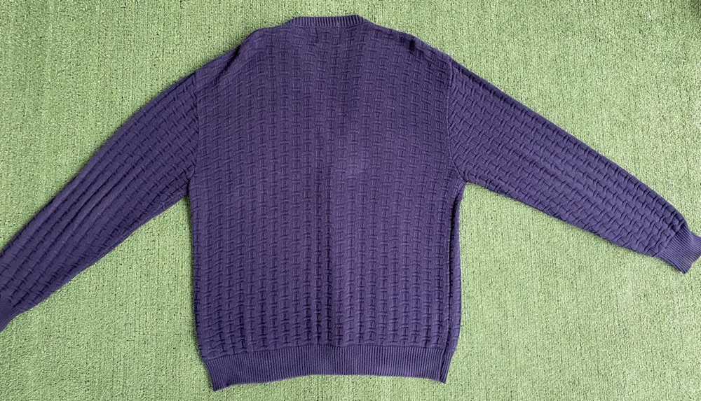 Lee Vintage 90’s Lee Sport Textured Navy Sweater … - image 6