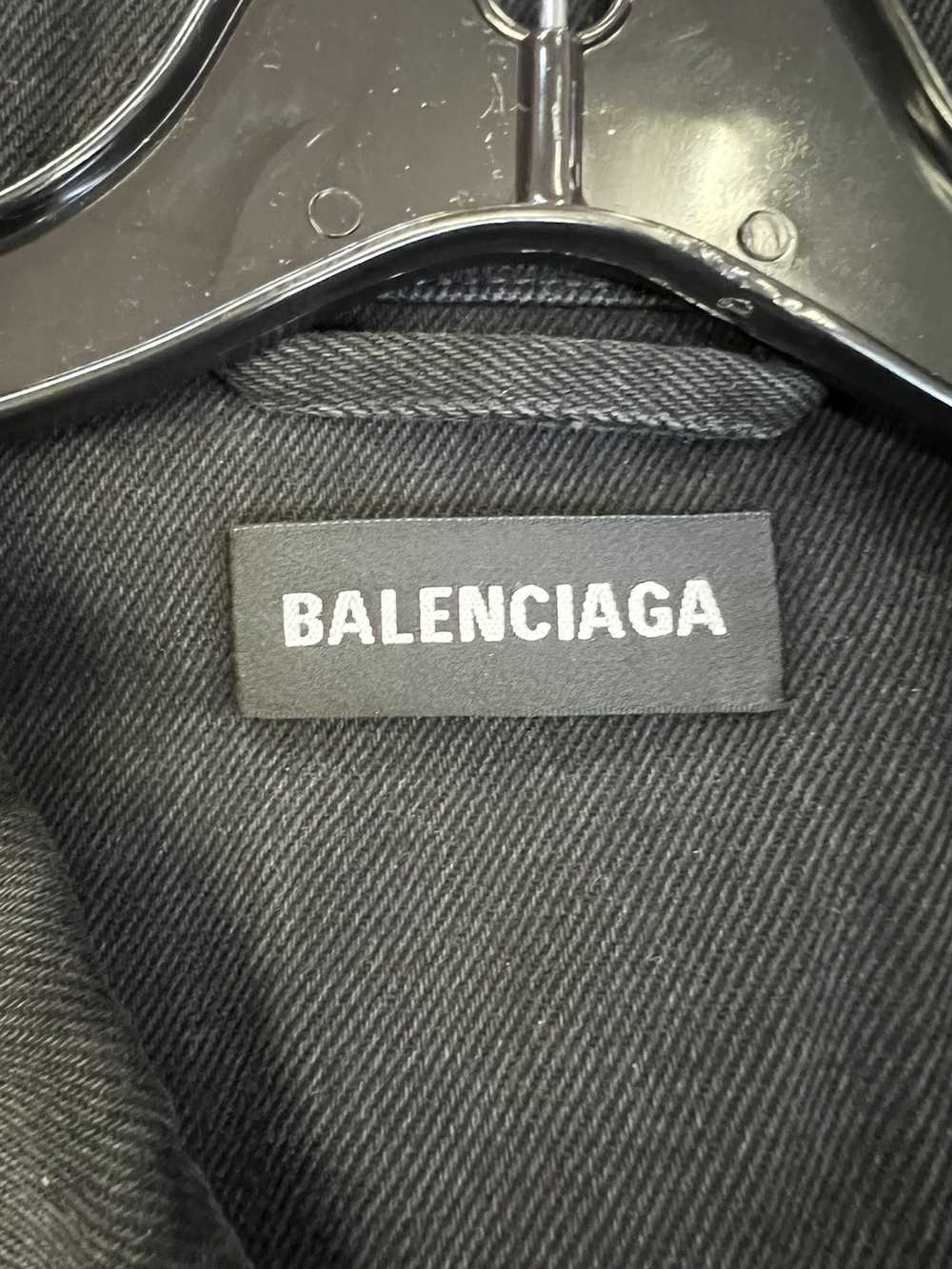 Balenciaga × Designer Balenciaga Black jean jacket - image 3