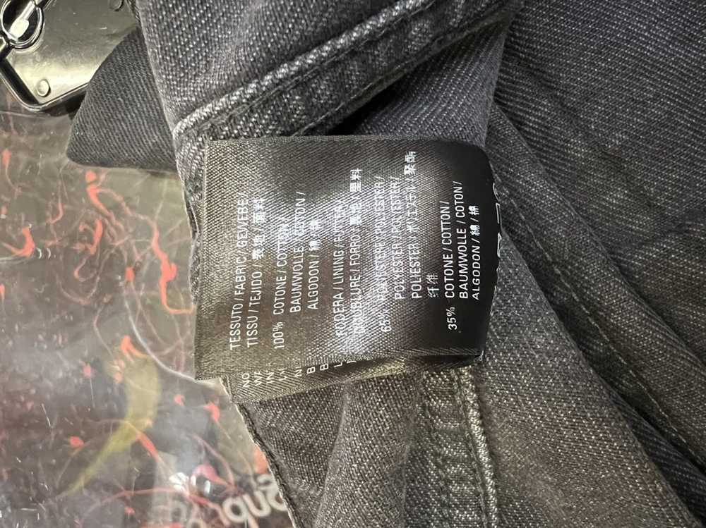 Balenciaga × Designer Balenciaga Black jean jacket - image 8