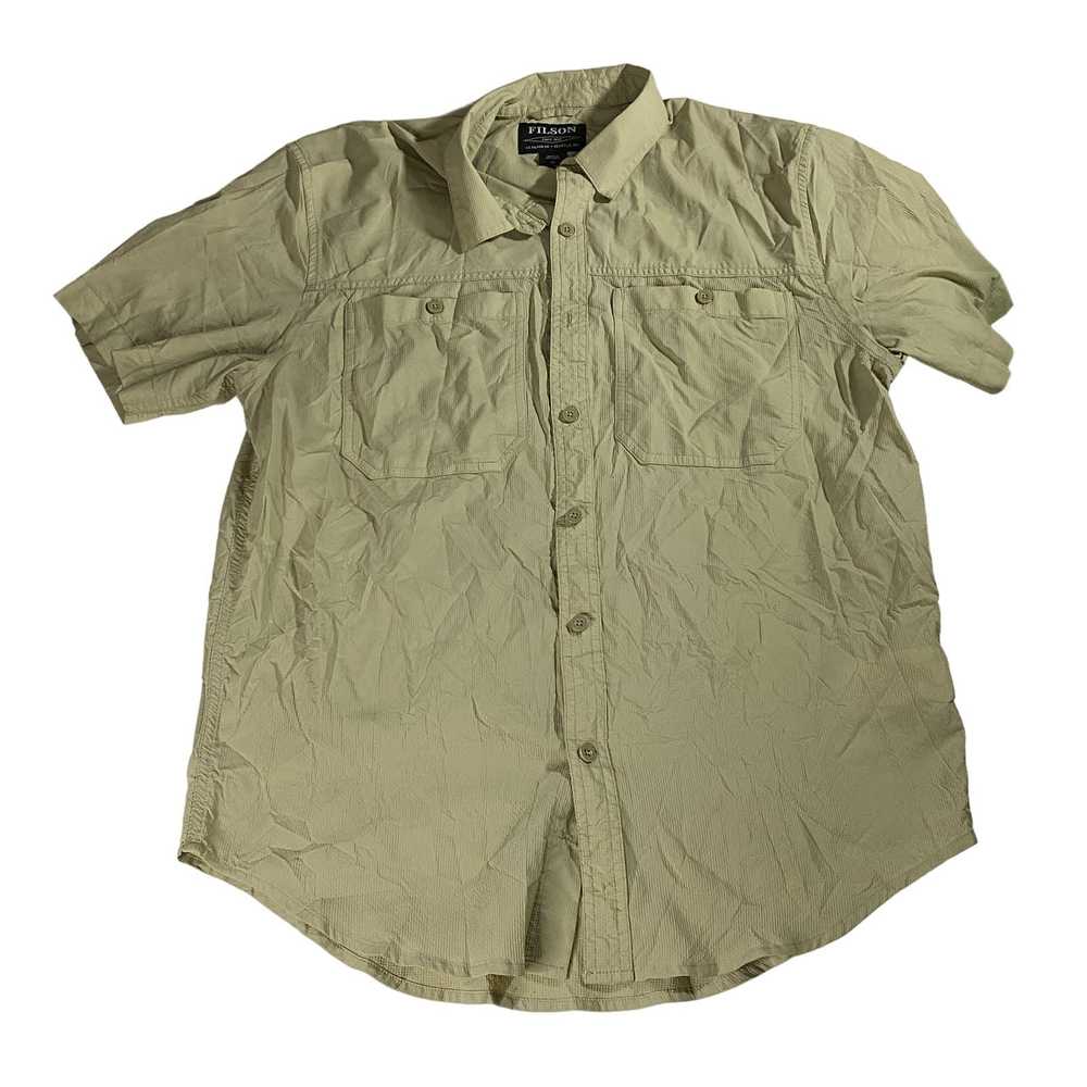 Filson Filson Nylon Button Up Short Sleeve Shirt … - image 1