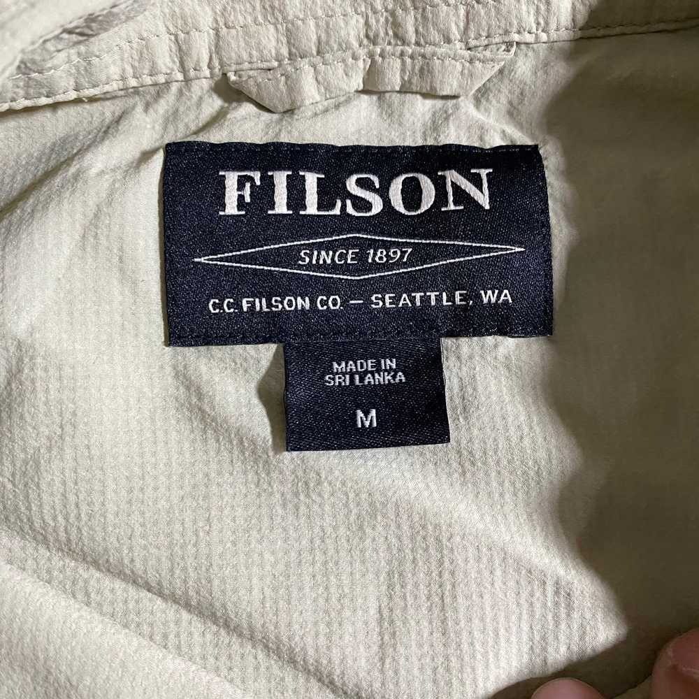 Filson Filson Nylon Button Up Short Sleeve Shirt … - image 3